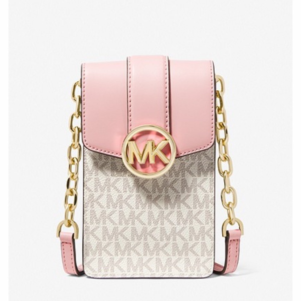 Michael Kors Carmen Small Logo Smartphone Crossbody Bag
Powder Blush Multi - Picture 2 of 16